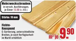 B1 Discount Baumarkt Fichte-Rauspund Angebot