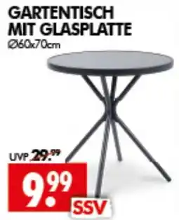 Wreesmann Gartentisch mit glasplatte Angebot