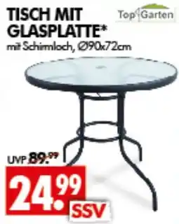 Wreesmann Tisch mit glasplatte Top Garten Angebot