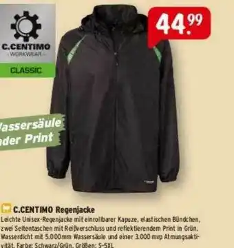 Raiffeisen Markt C.centimo Regenjacke Angebot