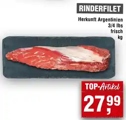 EDEKA Foodservice Rinderfilet Angebot