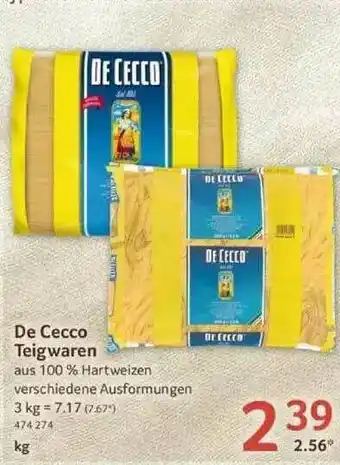 Selgros De Cecco Teigwaren Angebot