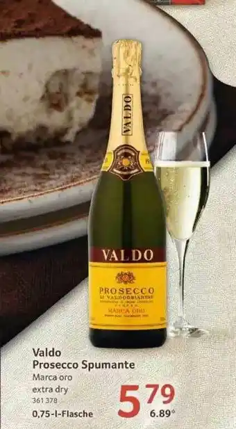 Selgros Valdo Prosecco Spumante Angebot