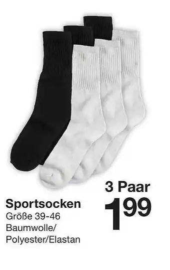 Zeeman Sportsocken Angebot