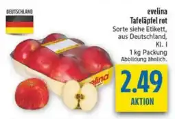 diska evelina Tafeläpfel rot Angebot