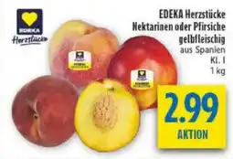 diska EDEKA Herzstücke Nektarinen oder Pfirsiche Angebot