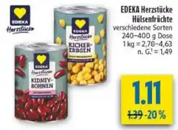 diska EDEKA Herzstücke Hülsenfrüchte Angebot