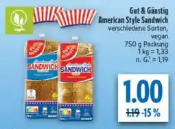 diska American Style Sandwich Angebot