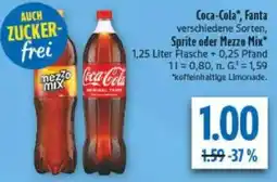 diska Coca-Cola, Fanta, Sprite oder Mezzo Mix Angebot