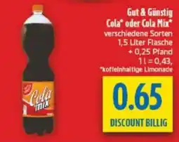diska Cola Mix Angebot
