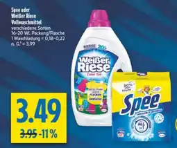 diska Spee oder Weißer Riese Vollwaschmittel Angebot