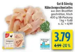 diska Gut & Günstig Hähnchengeschnetzeltes Angebot
