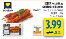 diska EDEKA Herzstücke Grillfackeln Paprika Angebot