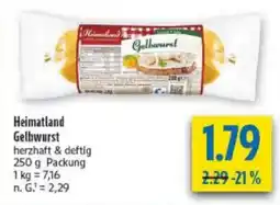 diska Heimatland Gelbwurst Angebot