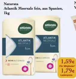 LPG Biomarkt Naturata Atlantik Meersalz fein Angebot