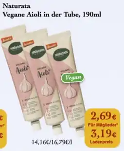 LPG Biomarkt Naturata Vegane Aioli Angebot