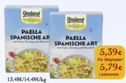 LPG Biomarkt Ökoland Paella Spanische Art Angebot