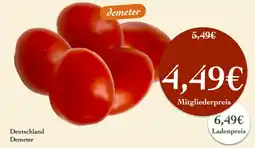 LPG Biomarkt Tomaten Demeter Angebot