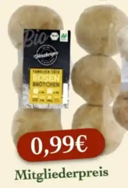 LPG Biomarkt Bio Rosen Brötchen Angebot