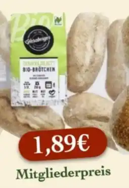 LPG Biomarkt Gleisberger Dinkelrust Bio-Brötchen Angebot
