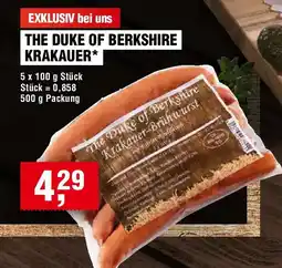 EDEKA Foodservice The Duke of Berkshire Krakauer Angebot