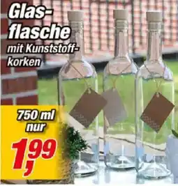 Posten Börse Glas-flasche mit Kunststoff-korken Angebot