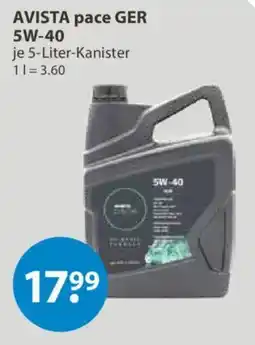 V Markt AVISTA pace GER 5W-40 Angebot