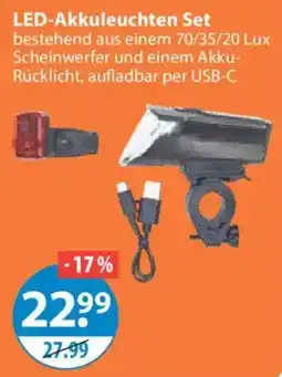 V Markt LED-Akkuleuchten Set Angebot