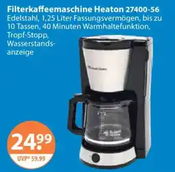 V Markt Filterkaffeemaschine Heaton Angebot