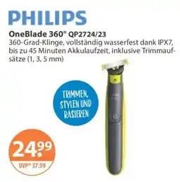 V Markt PHILIPS OneBlade 360° Angebot