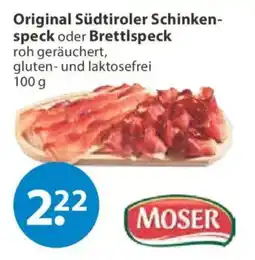 V Markt Original Südtiroler Schinkenspeck MOSER Angebot