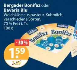 V Markt Bergader Bonifaz oder Bavaria Blu Angebot