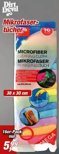 Posten Börse Dirt Devil Mikrofasertücher Angebot