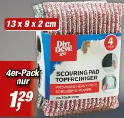 Posten Börse Dirt Devil SCOURING PAD TOPFREINIGER Angebot