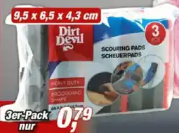 Posten Börse Dirt Devil SCOURING PADS Angebot