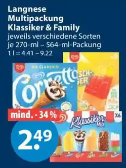 V Markt Langnese Klassiker & Family Angebot