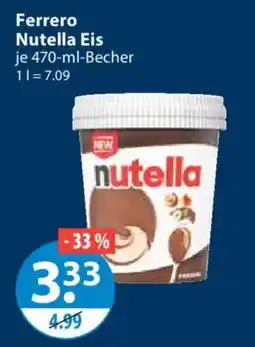 V Markt Ferrero Nutella Eis Angebot