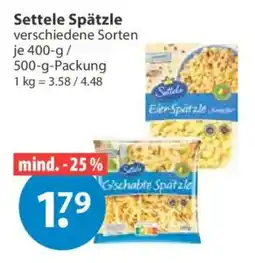 V Markt Settele Spätzle Angebot