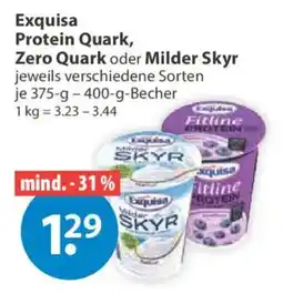 V Markt Exquisa Protein Quark, Zero Quark oder Milder Skyr Angebot