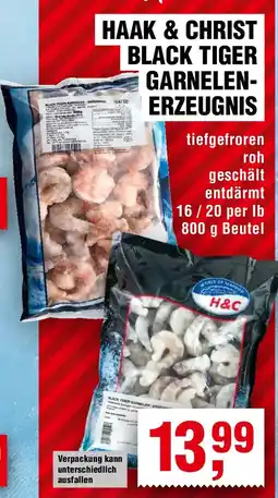 EDEKA Foodservice Haak & christ black tiger garnelen-erzeugnis Angebot