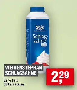 EDEKA Foodservice Weihenstephan schlagsahne Angebot