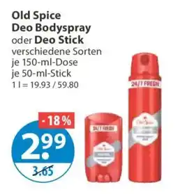 V Markt Old Spice Deo Bodyspray Angebot