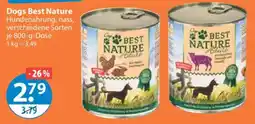 V Markt Dogs Best Nature Hundennahrung, nass Angebot