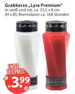 V Markt Grabkerze "Lyra Premium" Angebot