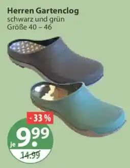 V Markt Herren Garten clog Angebot