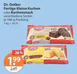 V Markt Dr. Oetker Fertige Kleine Kuchen oder Kuchensnack Angebot