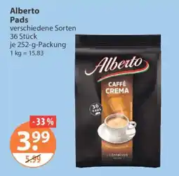V Markt Alberto Pads Angebot