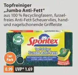 V Markt Spontex Topfreiniger Jumbo Anti-Fett Angebot
