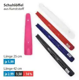 V Markt Schuhlöffel aus Kunststoff Angebot