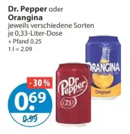 V Markt Dr. Pepper oder Orangina Angebot